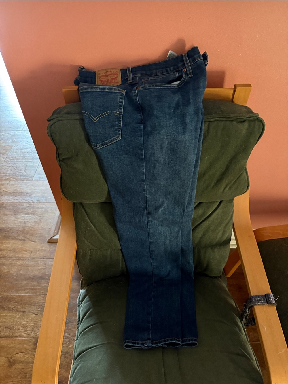 Levi's Men's Navy Straight Jeans